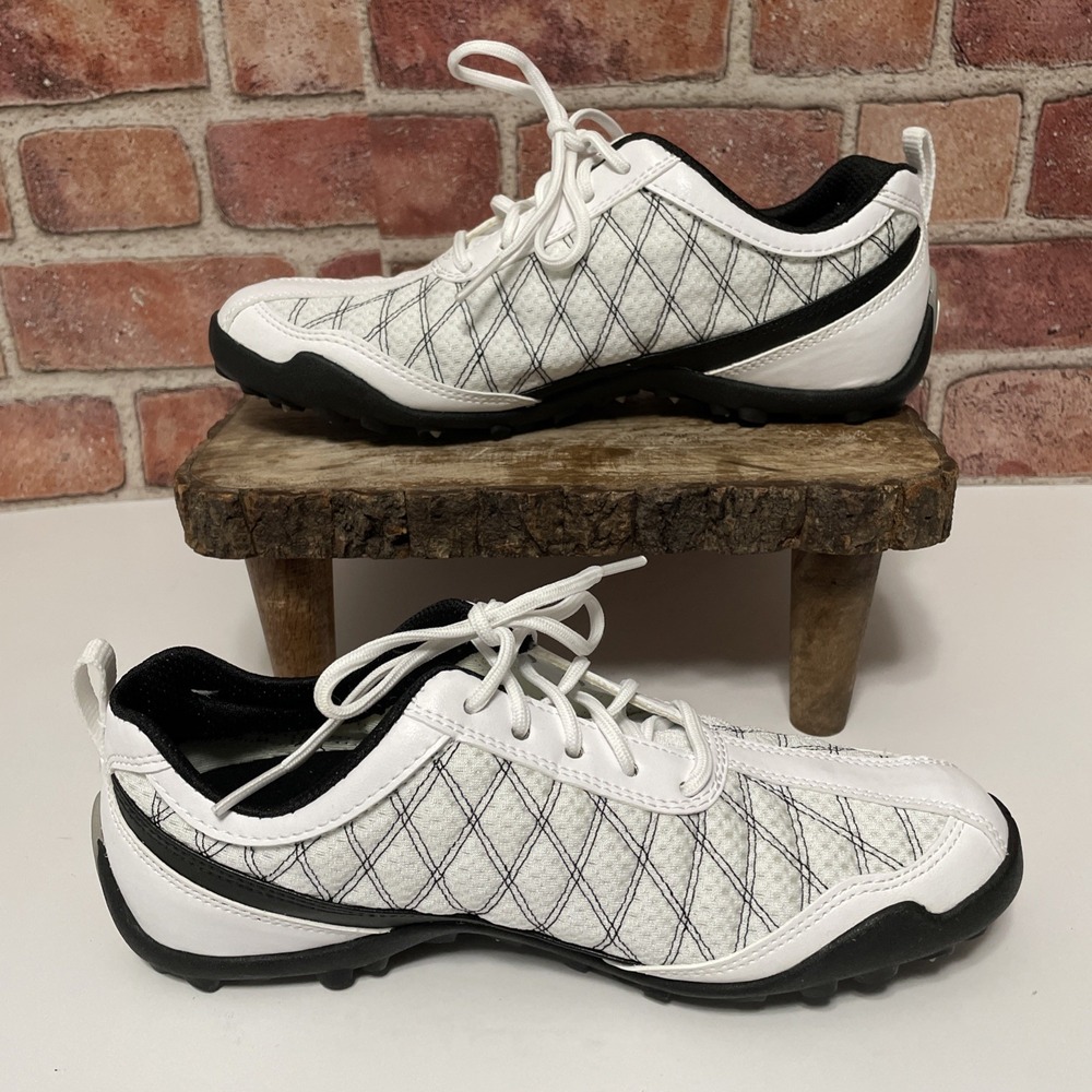FootJoy FJ 98819 Superlites White Spikeless Golf Shoes Women Size 7 M - Picture 2 of 6